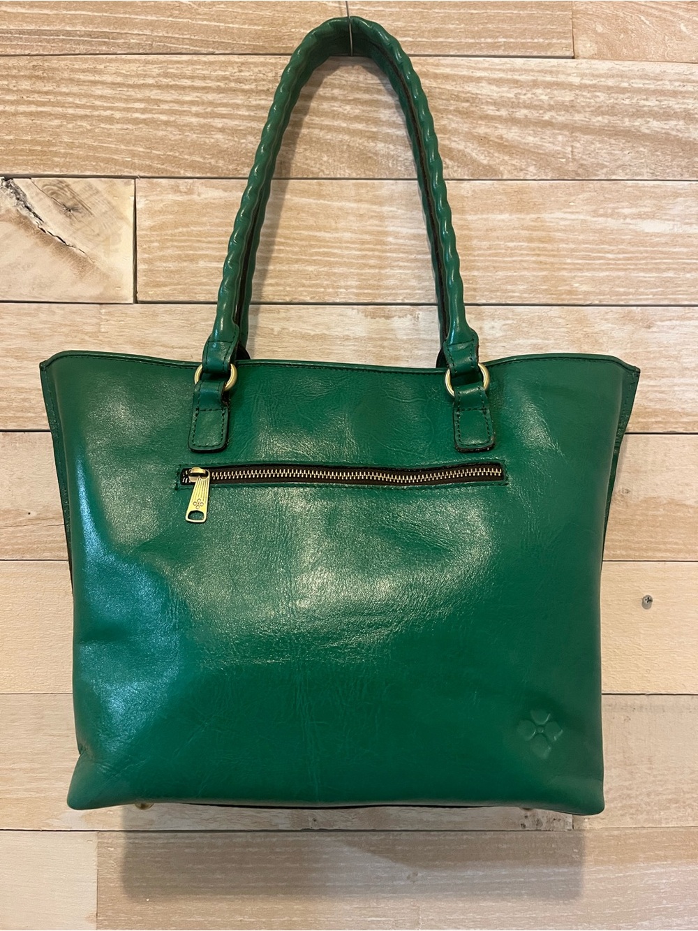 Patricia Nash Adeline leather cutout tooled tote crossbody with wallet - Picture 15 of 16
